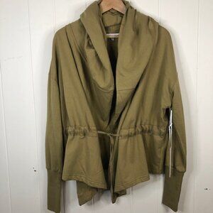 Young Fabulous & Broke Womens Open Front Hooded Jacket Small